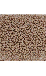 Miyuki rocailles Perlen 15/0 - Opaque glazed frosted rainbow lavender 15-4694